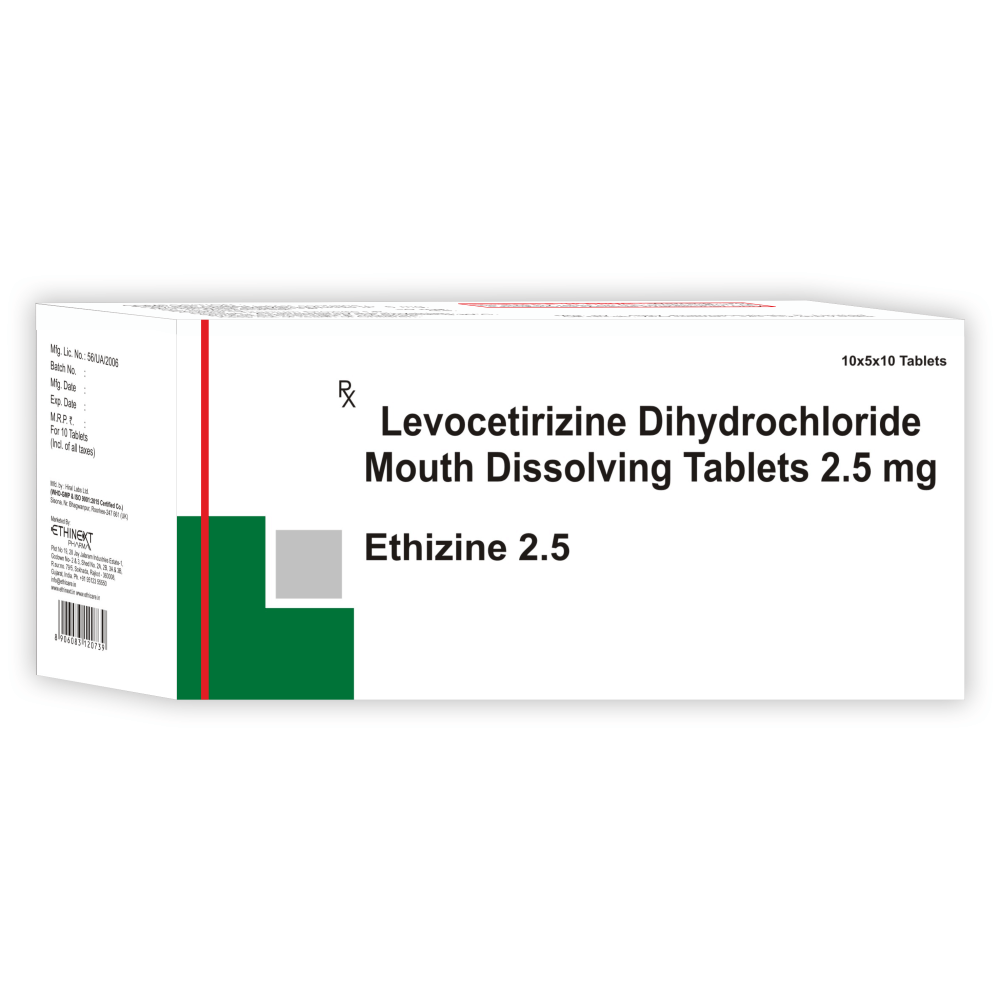 Ethizine 2.5 Tablets (10 Tabs x 1 Strip)