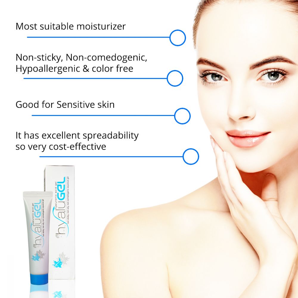 Hyalugel - Moisturising Gel For Oily Skin-30Gm