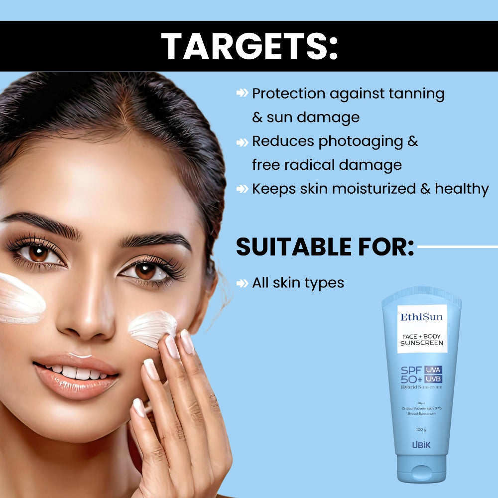 Ethisun Sunscreen Cream SPF50+ (100gm)